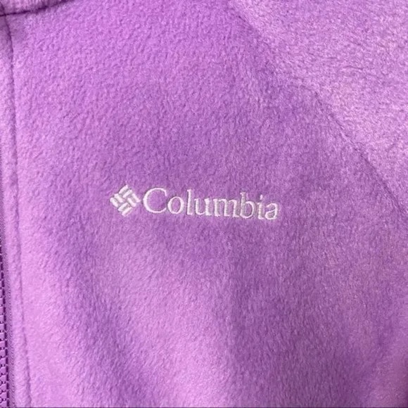 Columbia Girls’ Bugaboo™ II Fleece Purple/Black/White Interchange Jacket Size L - Picture 9 of 14